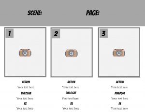 Storyboard templates